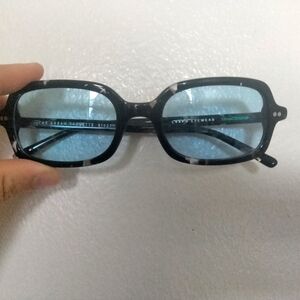 Crap Eyewear The Dream Cassette Black Frames with Blue Lenses